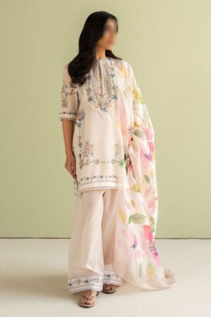 3 Piece Supima Lawn Blush Petal