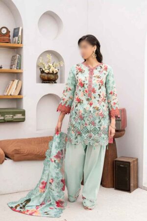 Firdous Printed Lawn 3 Piece