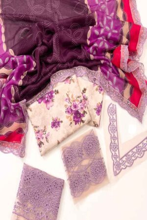 Baroque Emb Luxury Lawn-3PC