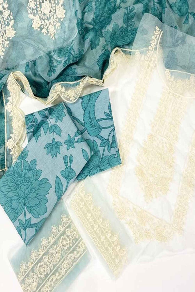 Maria B Emb Luxury Lawn 3PC