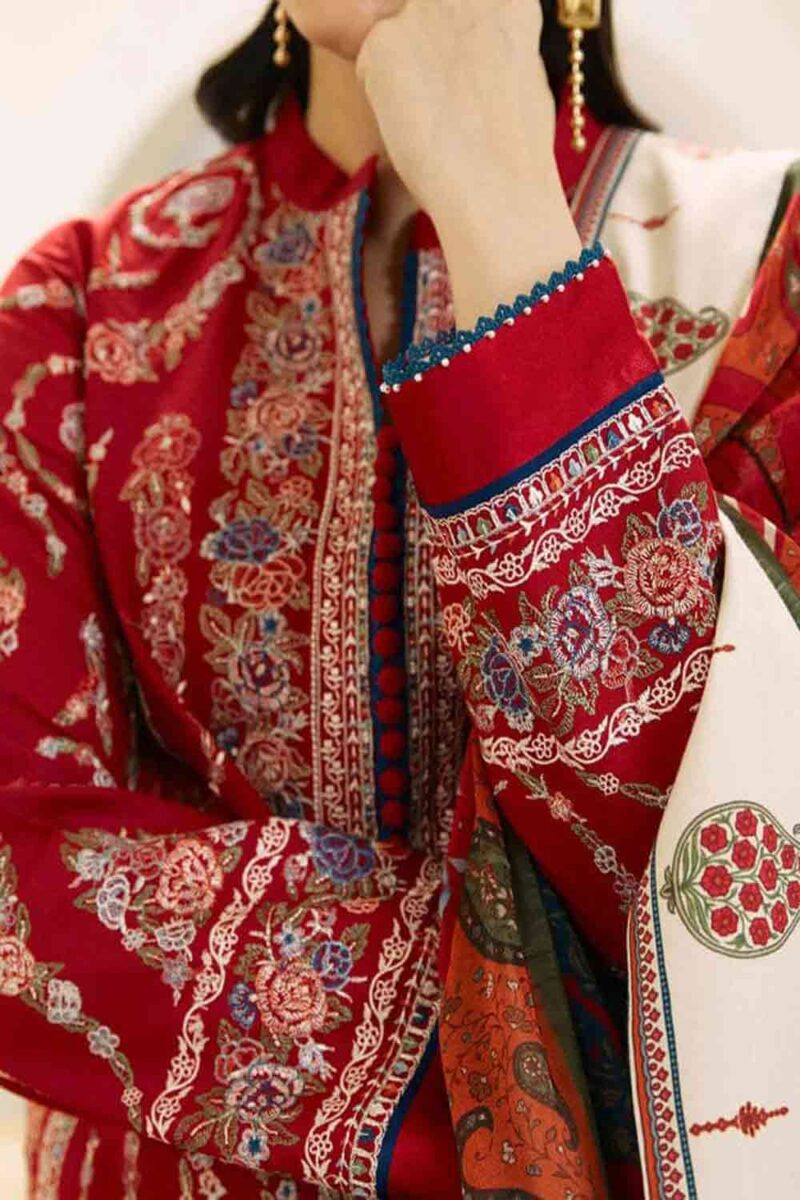 Ricamo 3 Piece Lawn Suit - Zenobia