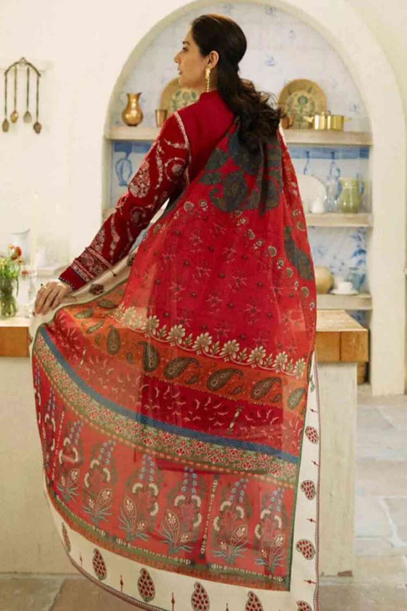 Ricamo 3 Piece Lawn Suit - Zenobia