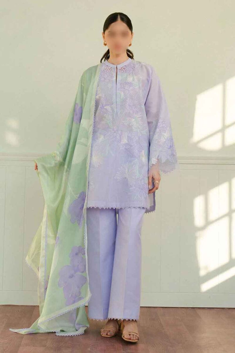 Ricamo 3 Piece Lawn Suit - Bloom