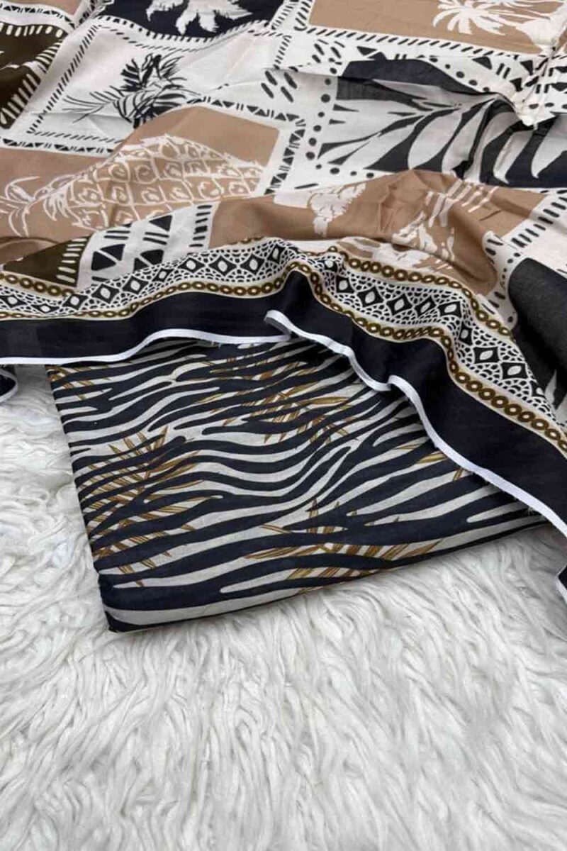 3 Piece Lawn Unstitched Suit