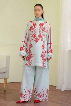 Ricamo 3 Piece Lawn Suit - Lucius