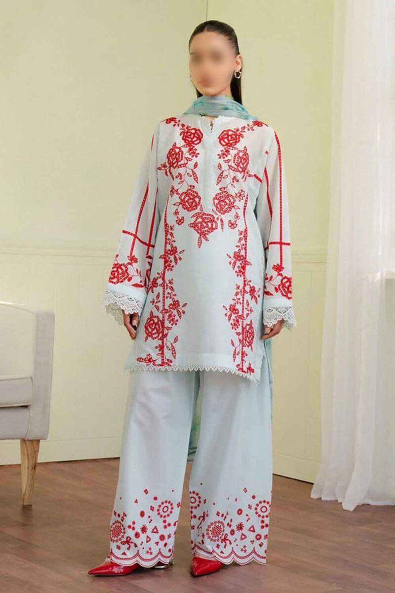 Ricamo 3 Piece Lawn Suit - Lucius