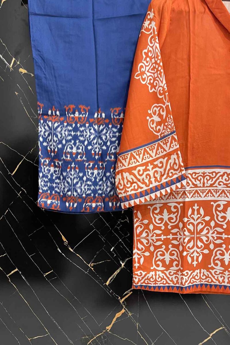 Swiss Lawn Printed Stitched 2 Piece – Elegant Summer Outfit by Clothline Swiss Lawn Printed Stitched 2 Piece women’s outfit by Clothline, lightweight and breathable original stock fabric perfect for summer wear