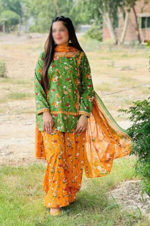 p3 3 Piece Supima Lawn Suit