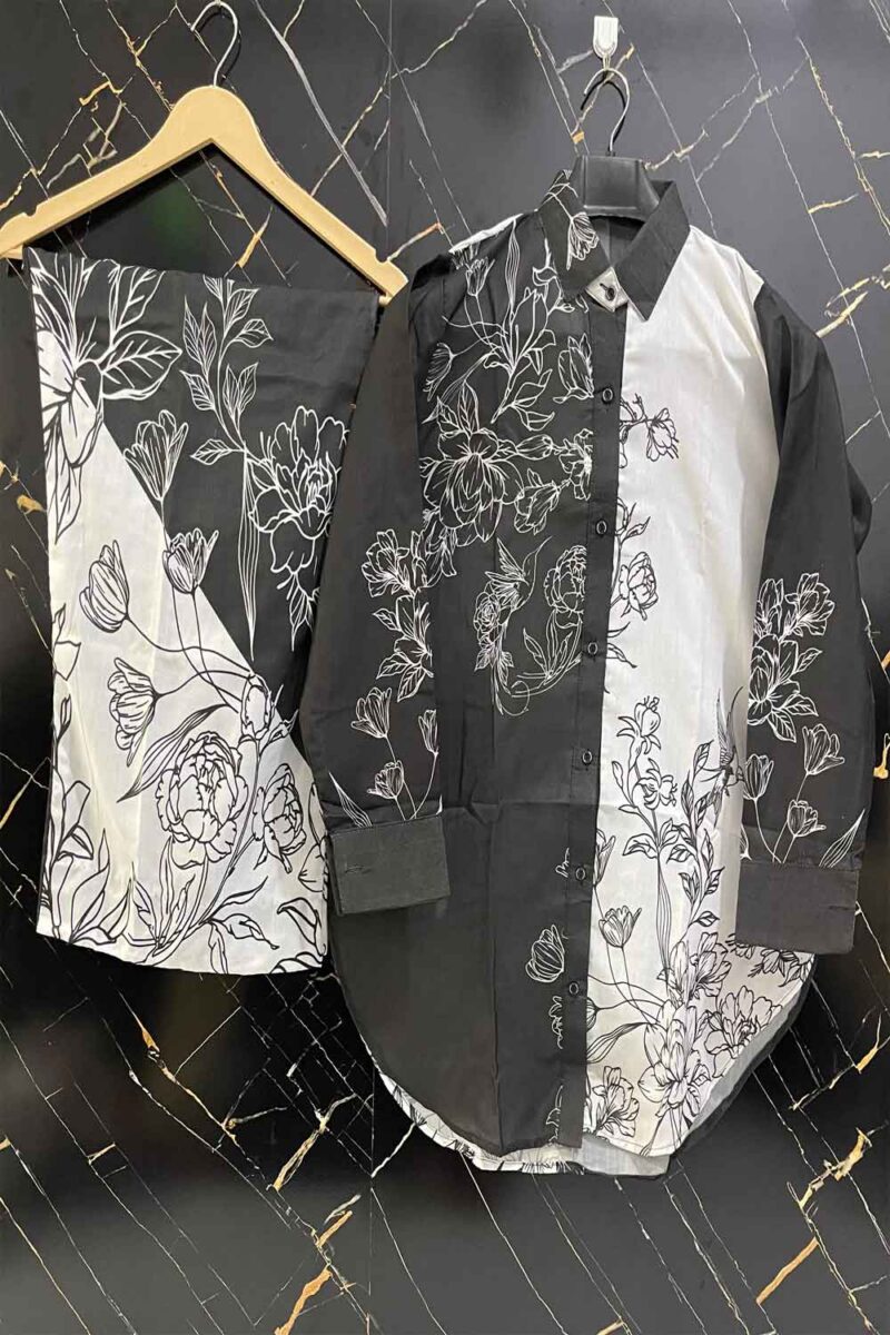 Swiss Lawn Printed Stitch 2PC Dress – Soft, Breathable Summer Lawn Suit by Clothline