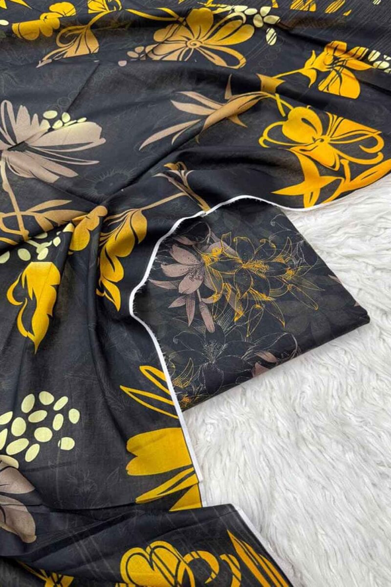 3 Piece Lawn Unstitched Suit