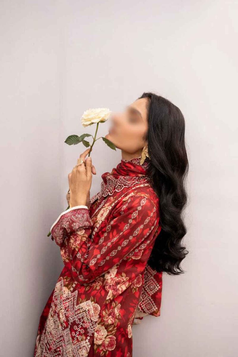 Firdous  Embroidered  Printed  Lawn